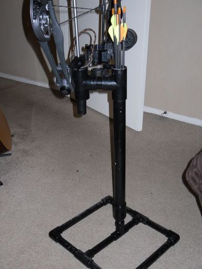 PVC Bow Stand and Quiver 6 étapes (carquois) PVC Bow stand et Quiver 6 étapes