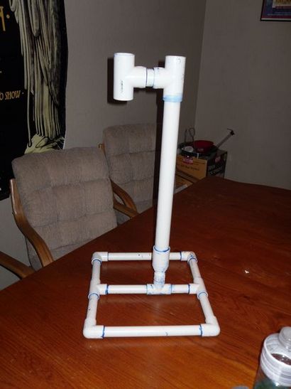 PVC Bow Support et carquois 6 étapes (étapes) PVC Bow stand et Quiver 6 étapes