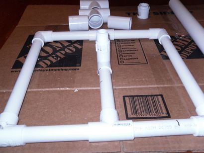 PVC Bow Stand and Quiver 6 étapes (stand) PVC Bow stand et Quiver 6 étapes