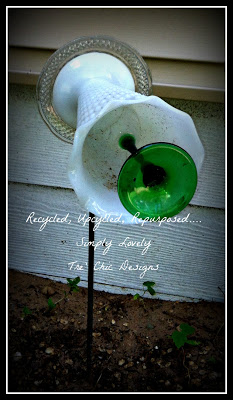 Recyclé, Upcycled, y réorientés Belle Tre Chic Designs IT S GLASSTASIC! VERRE RECYCLE GARDEN (upcycled) Recyclé, Upcycled, y réorientés Belle Tre Chic Designs IT S GLASSTASIC! VERRE JARDIN RECYCLE