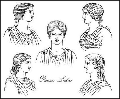 Histoire Costume romain, Femmes romaines - Coupes de cheveux et robe, La Stola (Stola) Histoire romaine Costume, Femmes romaines - Coupes de cheveux et robe, Le Stola