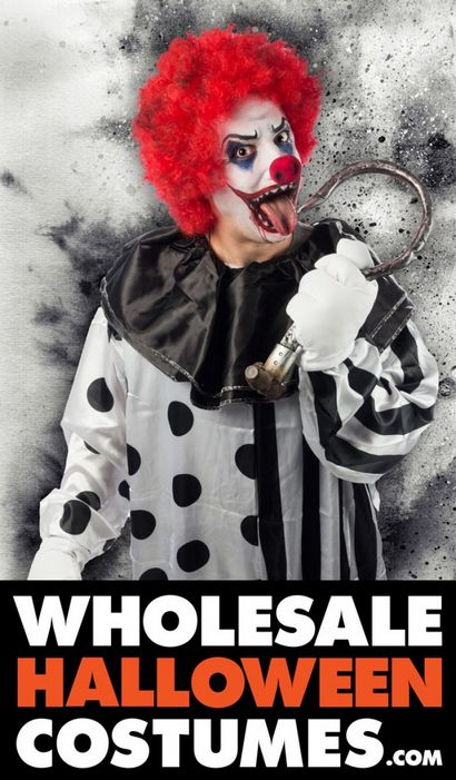 Clown effrayant tutoriel de maquillage, costumes d'Halloween en gros Blog (maquillage Halloween) Clown effrayant tutoriel de maquillage, costumes d'Halloween en gros Blog