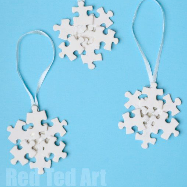 Artisanat flocon de neige Idées - Rouge Ted Art - s Blog (blog) Artisanat flocon de neige Idées - Rouge Ted Art - s Blog