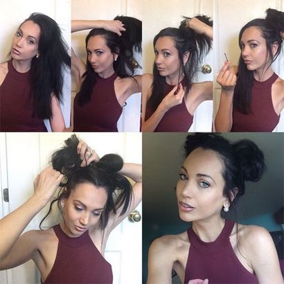 Espace Buns Hacks, Comment faire Double Bun, tutoriels (espace) Espace Buns Hacks, comment faire Double Bun, Tutoriels