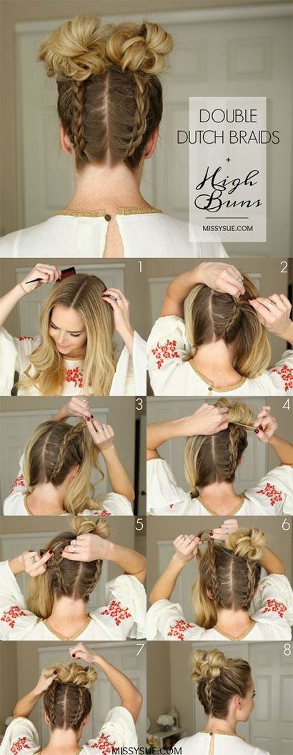 Espace Buns Hacks, Comment faire Double Bun, Tutoriels (conseils) Espace Buns Hacks, comment faire Double Bun, Tutoriels
