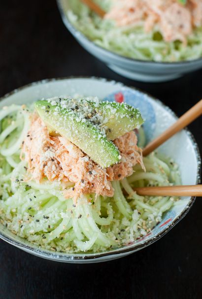 Crabe épicé Sriracha et salade de concombre (crabe) Crabe et salade de concombre épicé Sriracha