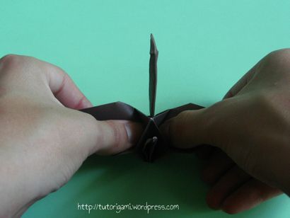 Tsuru, Tutoriels Origami (côté gauche de la main) Tsuru, Tutoriels Origami