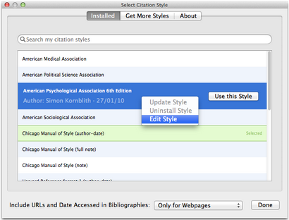 Utilisation de l'éditeur Citation style avec Mendeley Desktop · citation de style de langue (en utilisant) Utilisation de la citation Style Editor avec Mendeley Desktop · citation de style de langue