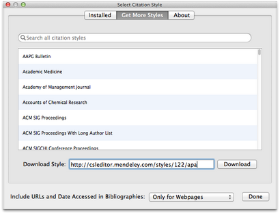 Utilisation de la citation Style Editor avec Mendeley Desktop · citation de style de langue (style) Utilisation de la citation Style Editor avec Mendeley Desktop · citation de style de langue