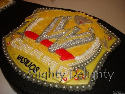 gâteau de ceinture Wwe (gâteau) gâteau de ceinture Wwe