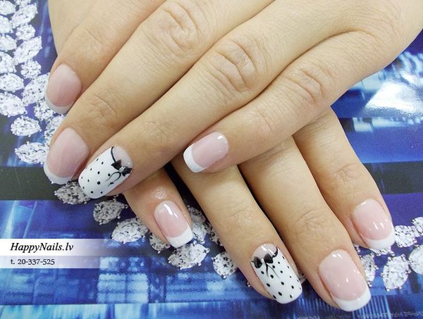 beżowy manicure beżowy manicure