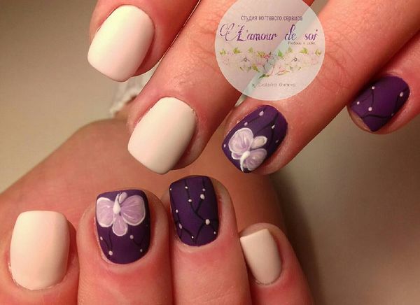 beżowy manicure beżowy manicure