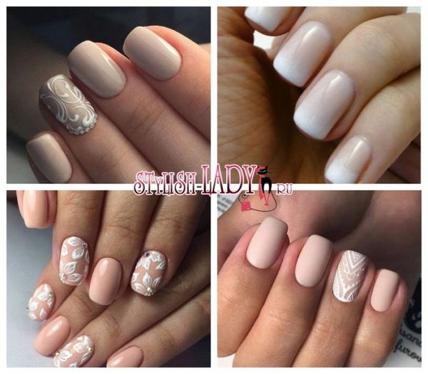 beżowe paznokcie beżowy manicure
