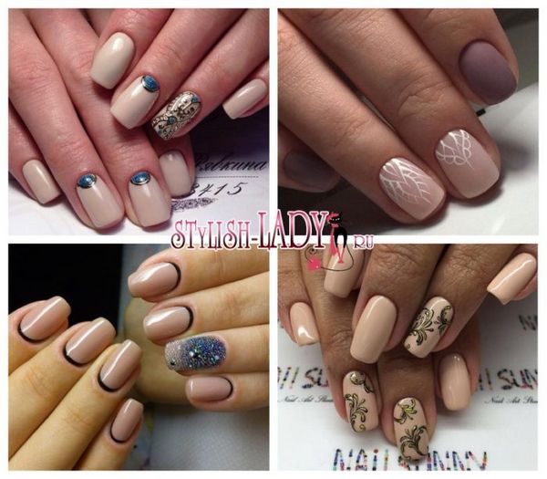 beżowe paznokcie beżowy manicure