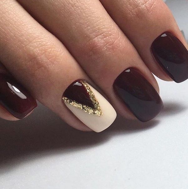 beżowy manicure beżowy manicure