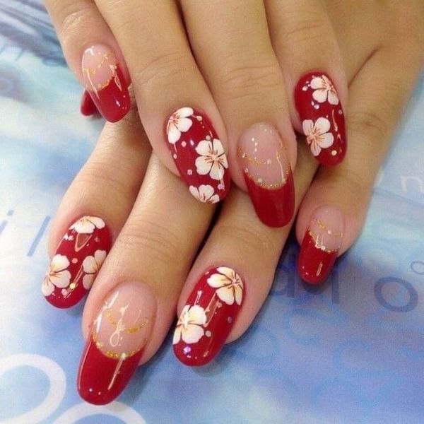 beżowy manicure beżowy manicure