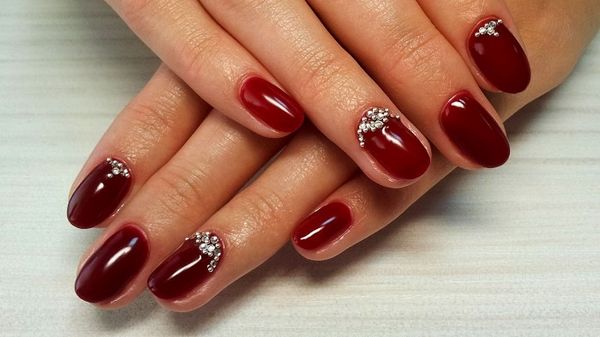 beżowy manicure beżowy manicure