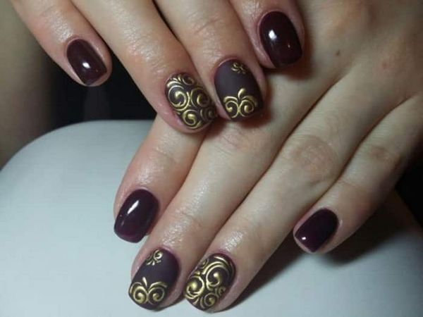 beżowy manicure beżowy manicure