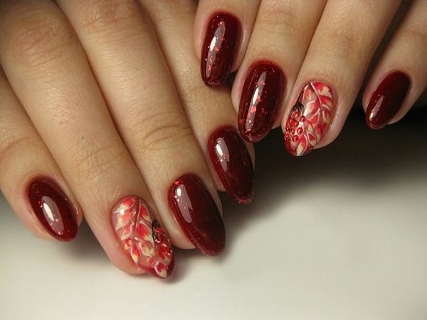 beżowy manicure beżowy manicure