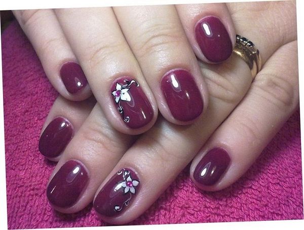 beżowy manicure beżowy manicure