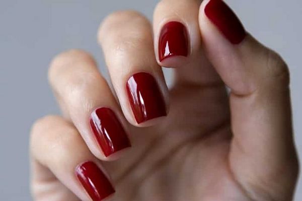 beżowy manicure beżowy manicure
