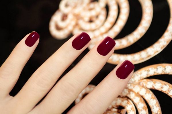 beżowy manicure matowy beżowy manicure matowy