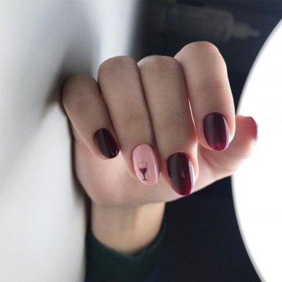 beżowy manicure matowy beżowy manicure