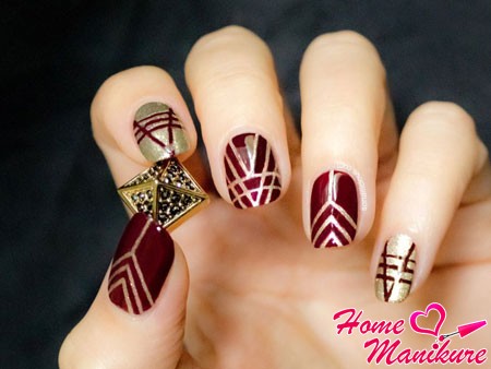 bordowy manicure paznokcie foto design lakier do paznokci bordowy manicure paznokcie foto design lakier do paznokci