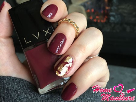beżowy manicure bordowy manicure paznokcie foto design lakier do paznokci