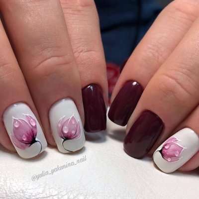 beżowy manicure matowy beżowy manicure