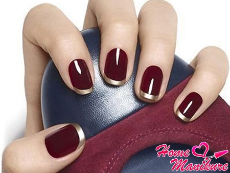 bordowy manicure paznokcie foto design lakier do paznokci bordowy manicure paznokcie foto design lakier do paznokci