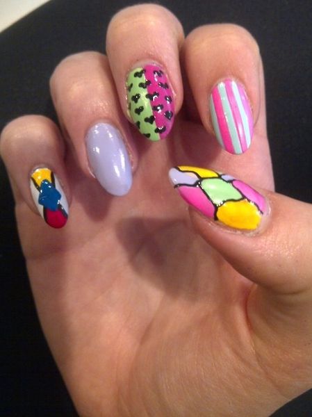 gradientowy manicure gradientowy manicure