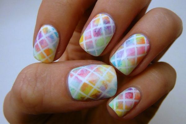 gradientowy manicure gradientowy manicure