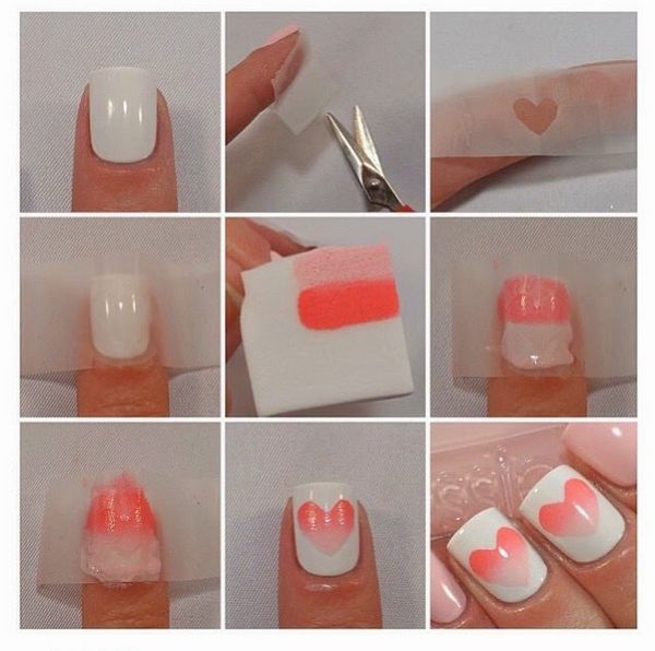 kwiaty pomysły na manicure