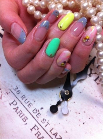 wielobarwny manicure wielobarwny manicure