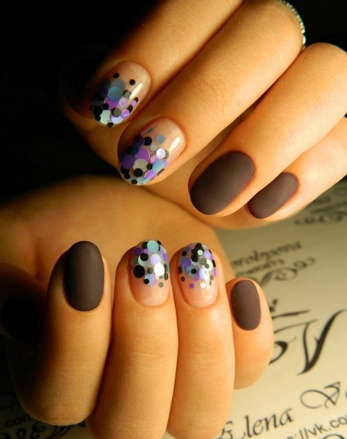 beżowy manicure beżowy manicure