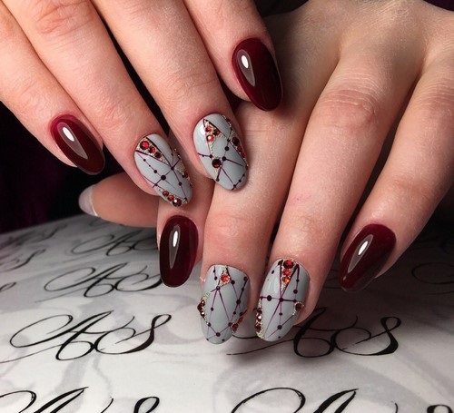 beżowy manicure beżowy manicure
