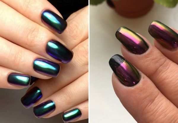 manicure wiśniowy manicure wiśniowy