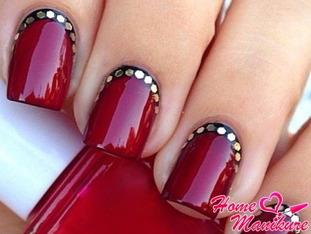 Francuski manicure antifrench zrobić zdjęcie wideo manicure żel polski do domu w domu