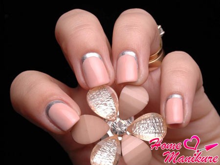 antifrench zrobić zdjęcie wideo manicure żel polski do domu w domu Francuski manicure