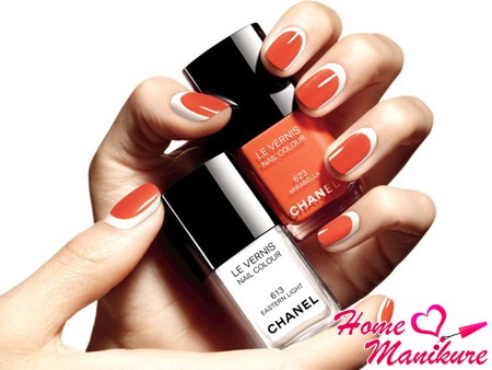 manicure francuski antifrench zrobić zdjęcie wideo manicure żel polski do domu w domu