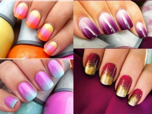 ombre a körmökön sellakkal ombre manikűr