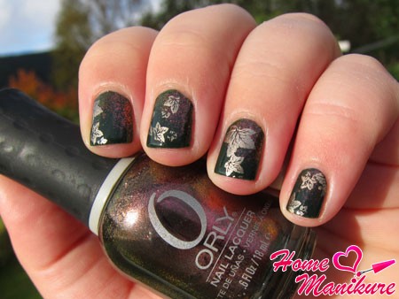 manicure francuski liść klonu paznokcie zdjęcie wideo