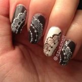 beżowy manicure beżowy manicure