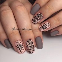 beżowy manicure beżowy manicure