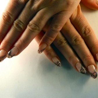 beżowy manicure beżowy manicure