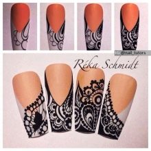beżowy manicure beżowy manicure