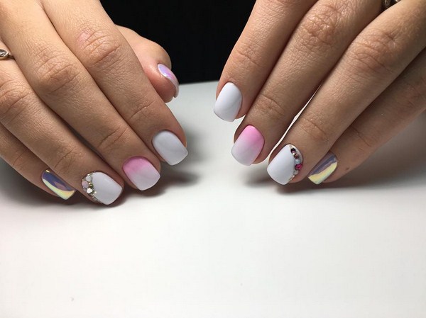 beżowy manicure beżowy manicure