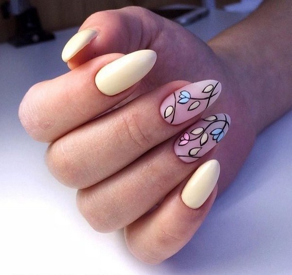 beżowy manicure beżowy manicure