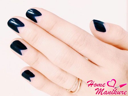 księżycowy manicure zdjęcie kolor paznokcie projekt francuski czerwony czarny dżetów księżycowy manicure zdjęcie kolor paznokcie projekt francuski czerwony czarny dżetów